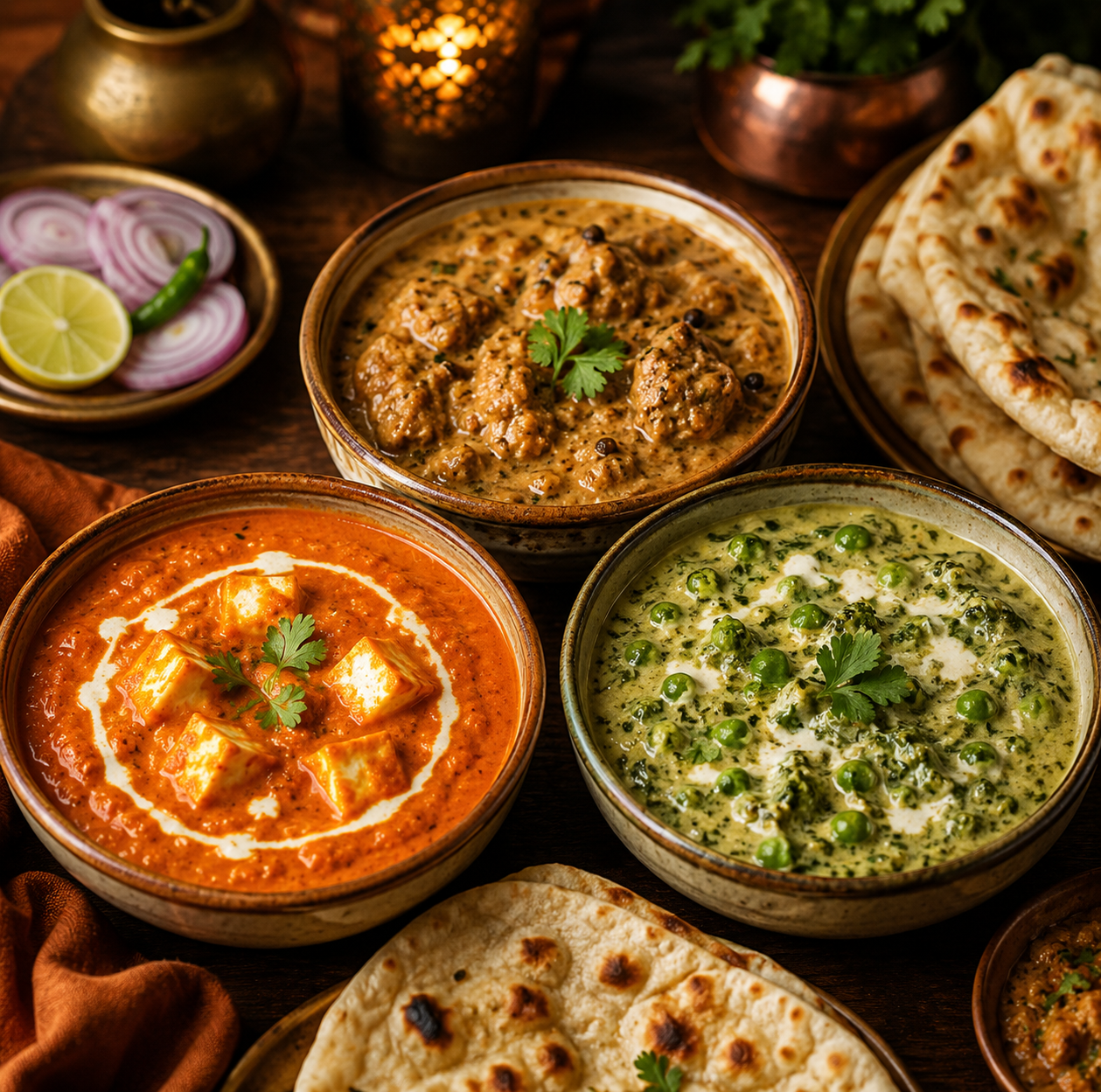 Indian main course dishes